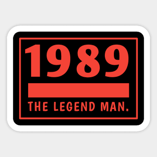 1989 birthday Sticker